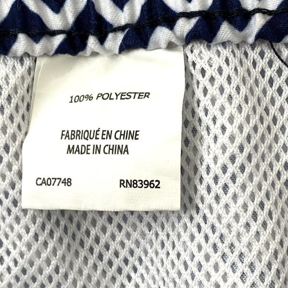 Soul of London Swim Shorts Men's size XXL Board Shorts Bathing Suit Blue White - Picture 8 of 10